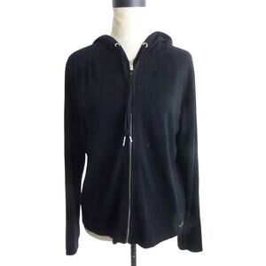Calvin Klein Black Zip Up Jacket with Hood M